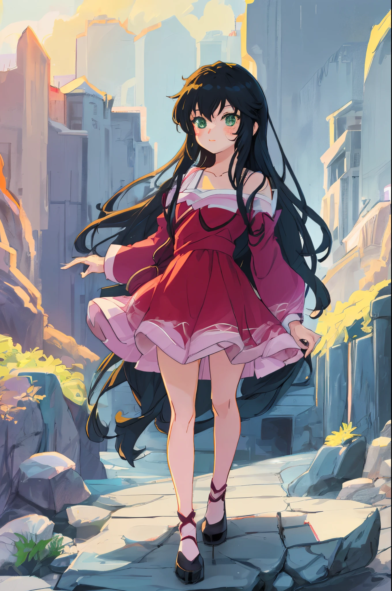 a close up of a person in a costume with a sword, Ayaka Genshin Impact, portrait onmyoji, Onmyoji, keqing from genshin impact, ayaka game genshin impact, zhongli from genshin impact, fox nobushi, genshin impact character, onmyoji detailed art, characters from azur lane,1girl in,Solo,1girl in,Solo,((Beautiful detailed eyes)), (Detailed light),depth of fields,(White hair),Silver eyes,Hair over one eye,(Red flower ), Hair Flower,Long hair,Black cloak,Wet,deadpan,Looking back,Night,starfall,Sateen,Fog,Red flowers fall,sketch,Upper body,intense shadow