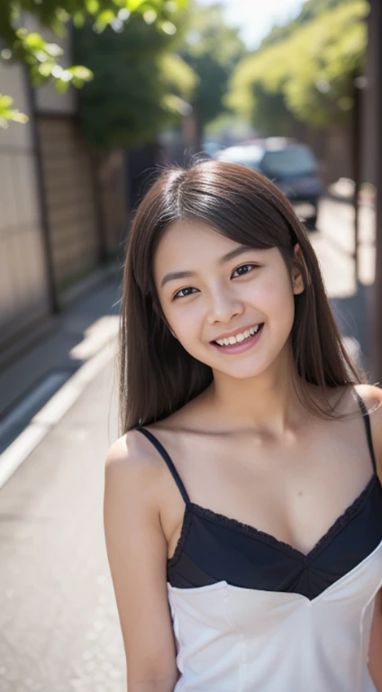((full body Esbian)),((top-quality、8K、masterpiece:1.3))、1 Beautiful Japan Girl,big eye、Gentle mouth、fair white skin、slim figure、White Long Camisole、女の子1人、小柄、full body Esbian、Smaller bust、a picture、逼真、top-quality、adopt、A detailed face、((Lift the hem of the camisole))、Panties are visible、hight resolution、high-level image quality、At 8K、Real live-action、Raw photography、top-quality、masterpiece、超A high resolution、Raw photo、ren、Beautiful fece、masutepiece、((???????????????))、For adults、charm of 、absurderes、((((10yaers old))))、((((Japan elementary school students))))、Japan Girl、((with round face))、Cute little face、((Glowing face))、((((Flushed cheeks))))、(((((Shy laughter)))))、A little clumsy face、de pele branca、、Smaller chest、、((Pubic area))、(Mansuji)、(Photorealsitic:1.37)、Photon mapping、Realistic、Radio City、Physically Based Rendering、depth of field rally background、a picture、(((a junior idol in Japan)))、Sparkling eyes、shiny lip、too bright natural light、The Bright Sun、Too bright sunlight、Looking at the camera、