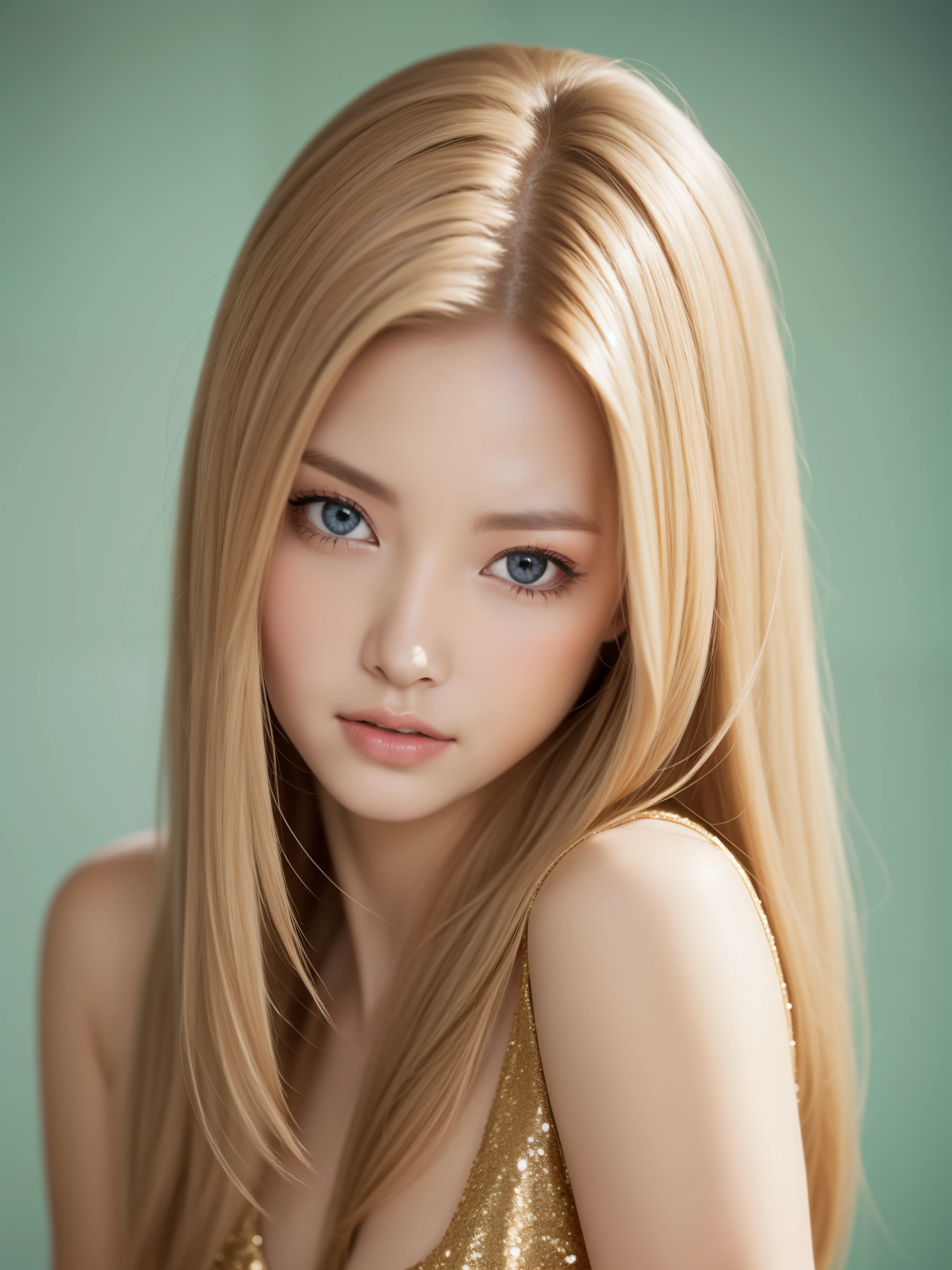 Beautiful woman in fantastic space, Tight micro dress white and gold color, 98k, {{masutepiece}}, Best Quality, High quality:1.4), {{[[front look}}, eye_Contact,Various photo actions)]], Very Clean Face, And very pretty eyes, Cute Images, Cute Images, {{A half body}}, {{{{{{{{Long legs}}}}}}}}, {{{{slim }}}}, {{{{{{Tall Woman}}}}}}, {{Height 177 cm}}, Solo, Beautiful, lovely, Adorable, pale skin, {{18〜22-year-old German girl}}, Beautiful German girl with platinum blonde hair color with blue or green eyes), Young german girl in Scandinavia, {{{{{{{{{{Half Girl}}}}}}}}}}, {{{{{{{{{{high_heels}}}}}}}}}},japanes