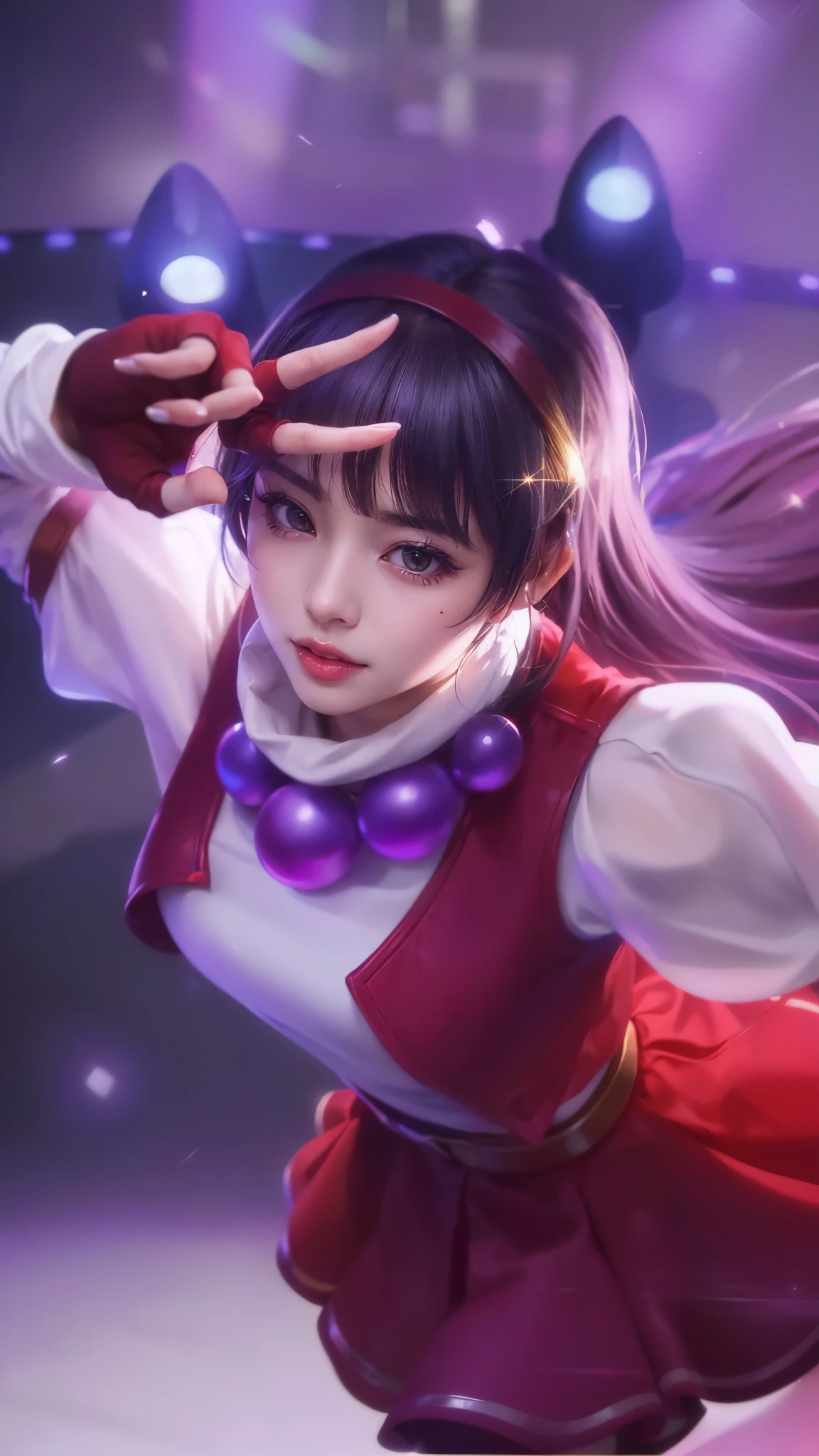 (8k, RAW photo, photorealistic:1.25) ,( lipgloss, eyelashes, glosace, glossy skin, best quality, ultra highres, depth of field, chromatic aberration, caustics, Broad lighting, natural shading,Kpop idol) looking at viewer with a serene and goddess-like happinesshappiness, smile