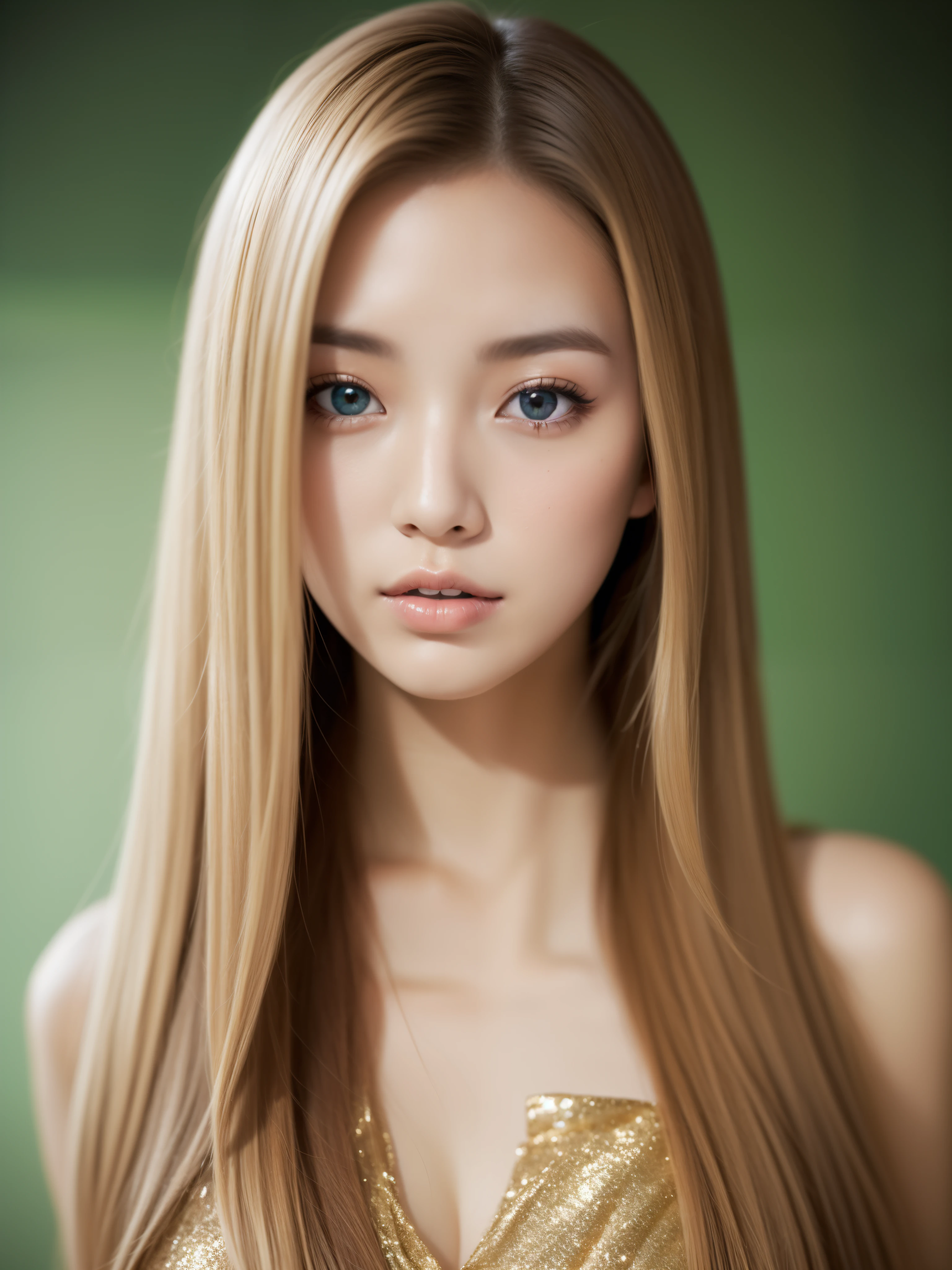 Beautiful woman in fantastic space, Tight micro dress white and gold color, {{masutepiece}}, Best Quality, High quality:1.4), {{[[front look}}, Various photo actions)]], Very Clean Face, And very pretty eyes, Cute Images, Cute Images, {{A half body}}, {{{{{{{{Long legs}}}}}}}}, {{{{slim }}}}, {{{{{{Tall Woman}}}}}}, {{Height 177 cm}}, Solo, Beautiful, lovely, Adorable, pale skin, {{18〜22 year old Japan girl}}, Beautiful Japanese girl with platinum blonde hair with blue or green eyes), Young Japan girl, {{{{{{{{{{Half Girl}}}}}}}}}}, {{{{{{{{{{high_heels}}}}}}}}}},japanes