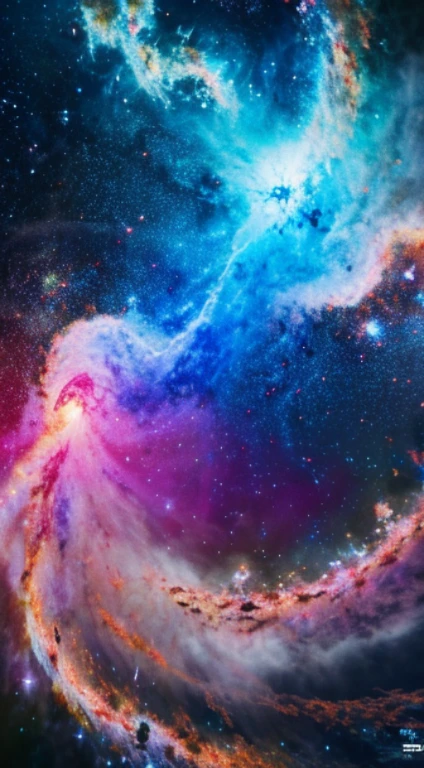 (solo) inconceivable and spectacular an emergency scene of a cloud figure Sophie Turner in a cosmic cloud, strands of fractal nebulae, cosmic, celestial, cosmic, vibrant and vivid entities, whirlwinds, spinning, unreal, high contrast, symbolism, magical, mystical, mystifying, hyper-realistic, supersaturated, colorful, 8K
