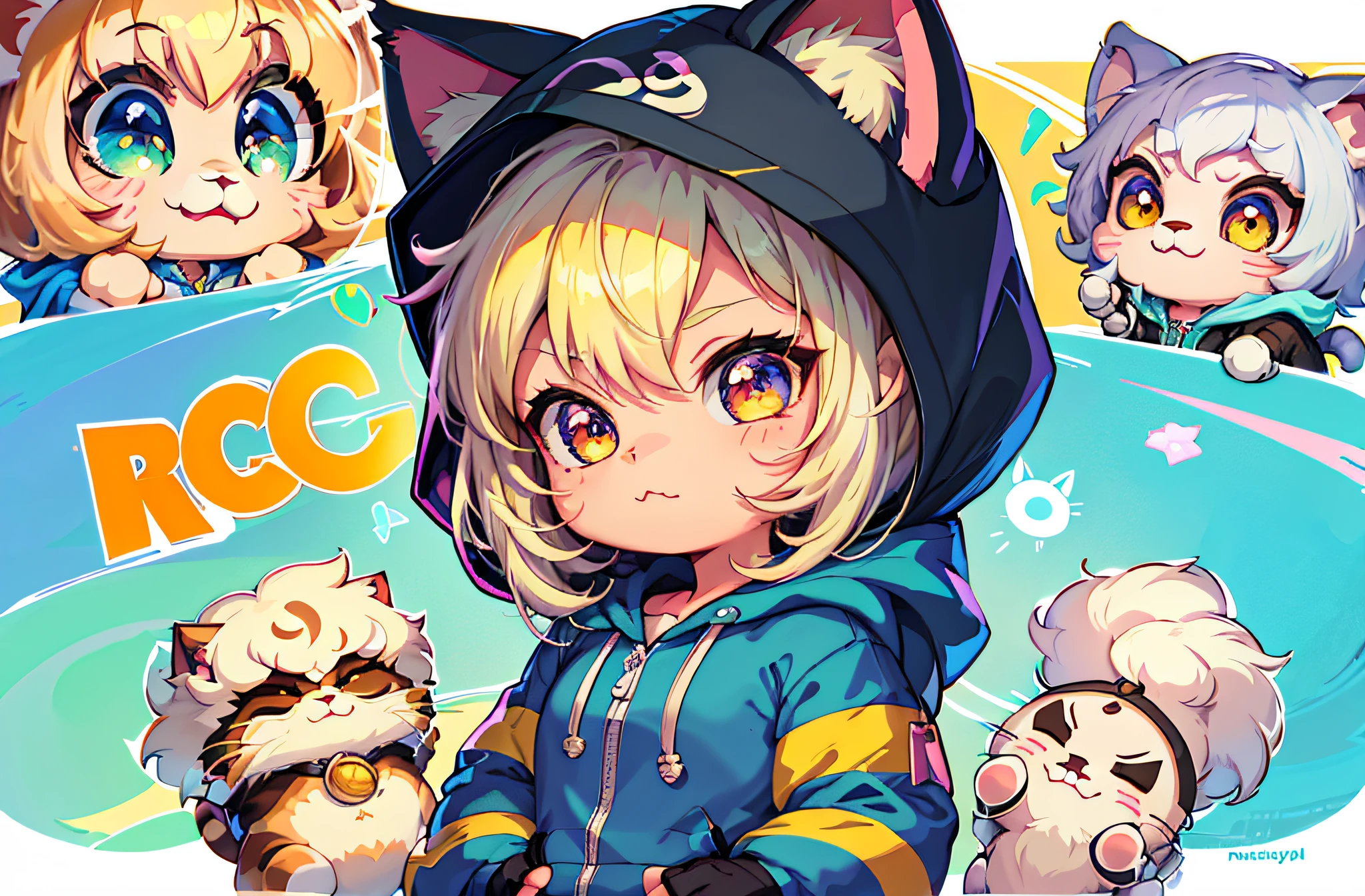 Cartoon cat character with hoodie and cat face, cute anime catgirl, anime catgirl, fursona wearing stylish clothes, anime cat, nyaruko-san, neferpitou, female furry mini cute style, Cute!! Chibi!!! catgirl, anime style 4 k, anime moe art style, beautiful anime catgirl, Very Beautiful Anime Cat Girl