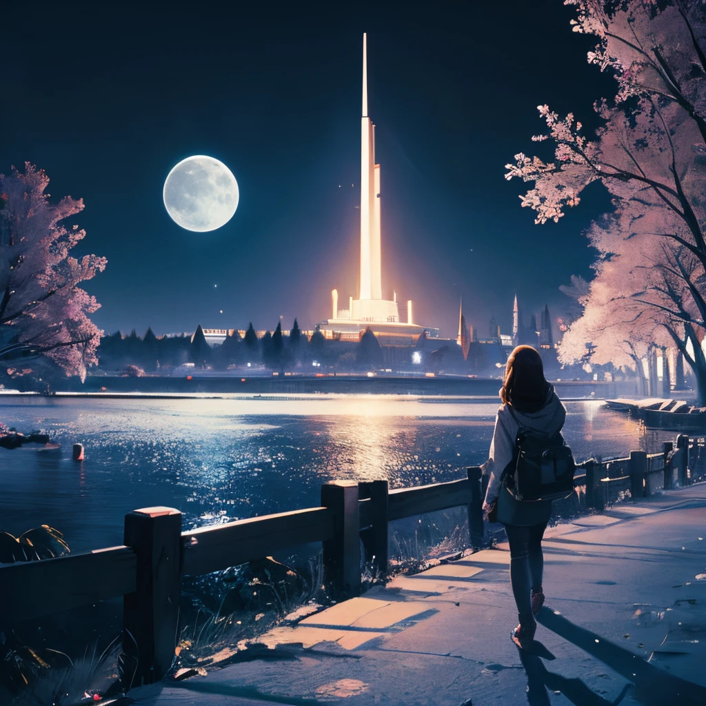 The moon is beautiful, isn't it?
