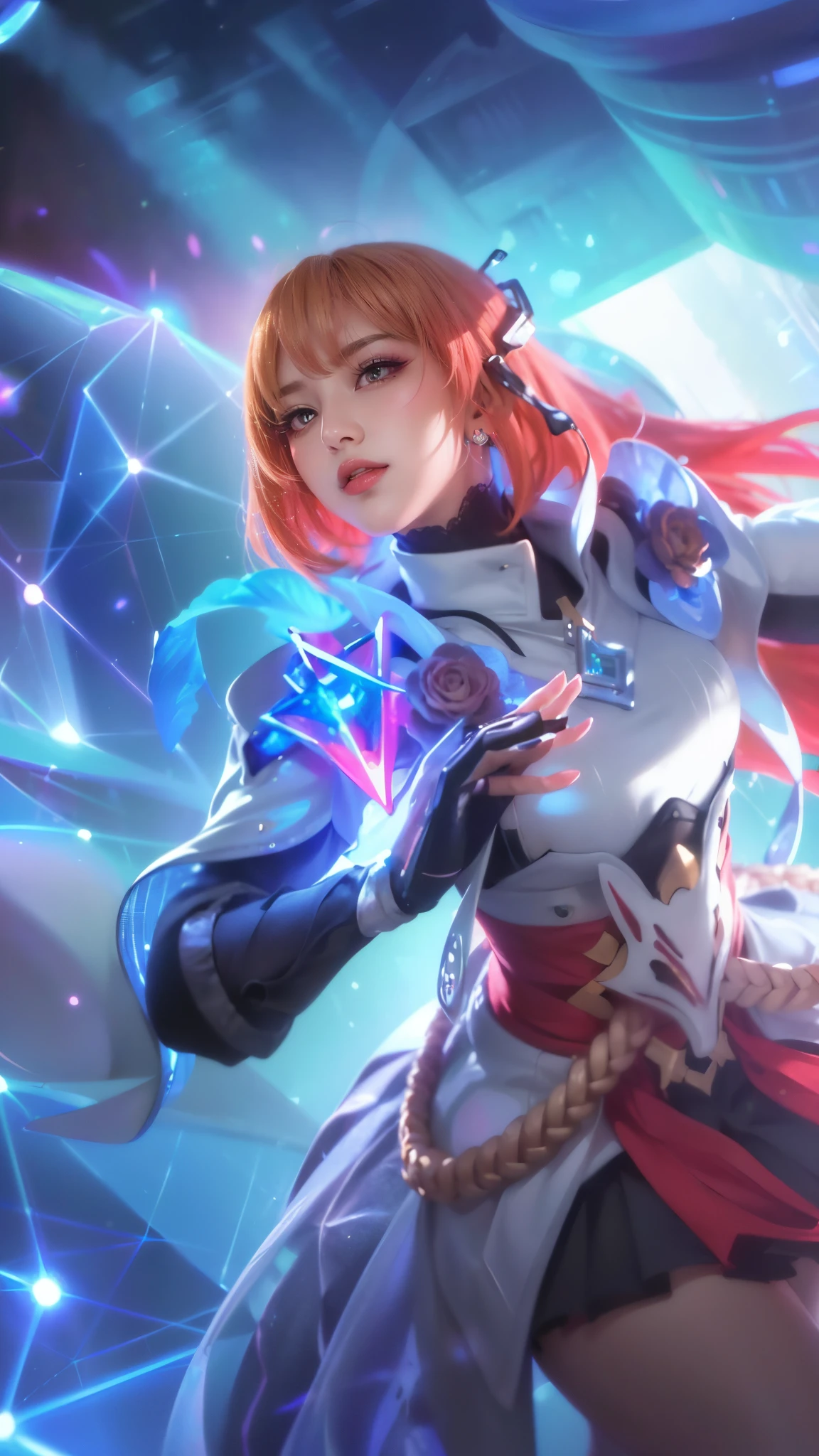 (8k, RAW photo, photorealistic:1.25) ,( lipgloss, eyelashes, glosace, glossy skin, best quality, ultra highres, depth of field, chromatic aberration, caustics, Broad lighting, natural shading,Kpop idol) looking at viewer with a serene and goddess-like happiness,