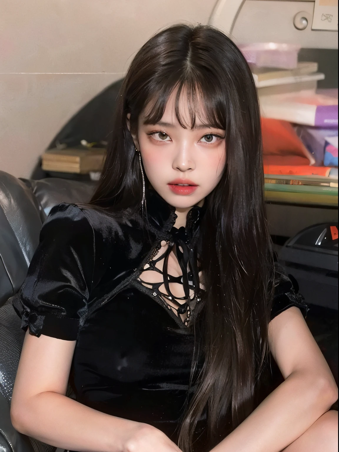 (master part),(best quality:1.1),(ultra-detalhado),best illustration,detalhe fino,(retrato:1.1),(close-up intenso),Desenho em aquarela)floating,1girl,sozinho,13 anos,esguio,(rosto extremamente delicado e bonito),(Olhos cor-de-rosa detalhados),thick pink lips,(cabelos desgrenhados),(vestindo uma camiseta folgada),soft and lazy,(fundo simples:1.2)fundo colorido inteiro,claro,4k