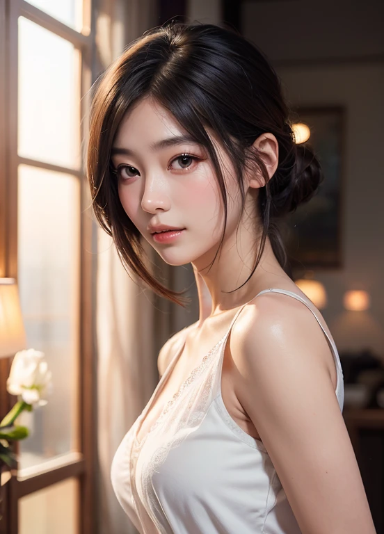 (Best quality,8K,tmasterpiece:1.2),Soft portrait photography,gorgeous chinese models,gorgeous young korean woman,beautiful young korean woman,beautiful Korean women,8K Art German Landscape,Portrait in soft low light,Girls' avatar cute and exquisite,8K portrait rendering