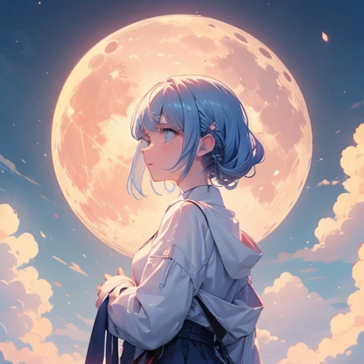 The moon is beautiful, isn't it? Can I cry a little?????