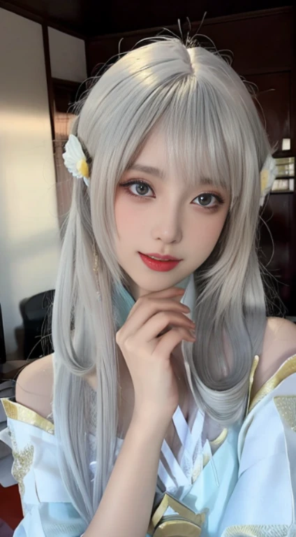 (ulzang-6500-v1.1:0.8),(RAW photogr:1.2),((realistically:1.4)),Best quality at best ,tmasterpiece, Extremely Delicately Beautiful, CG ,unified ,8k wallpaper, Beautiful Meticulous Girl, Extremely detailed eyes and face, beautidful eyes,There light on the face,电影灯光,1 Sister,view the viewer,east asian architecture