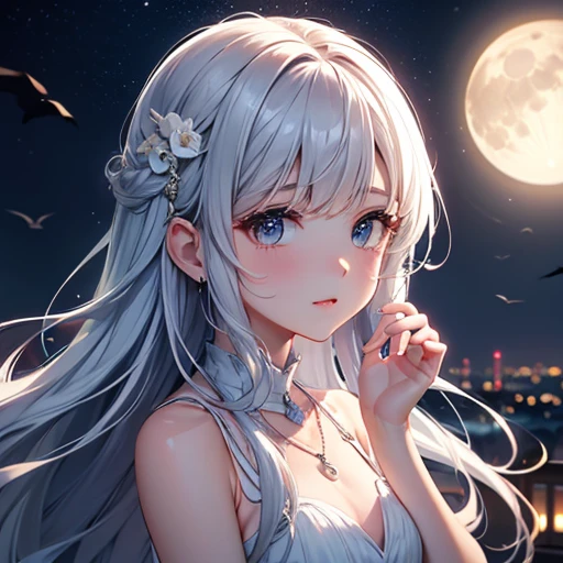 The moon is beautiful, isn't it? Can I cry a little??????