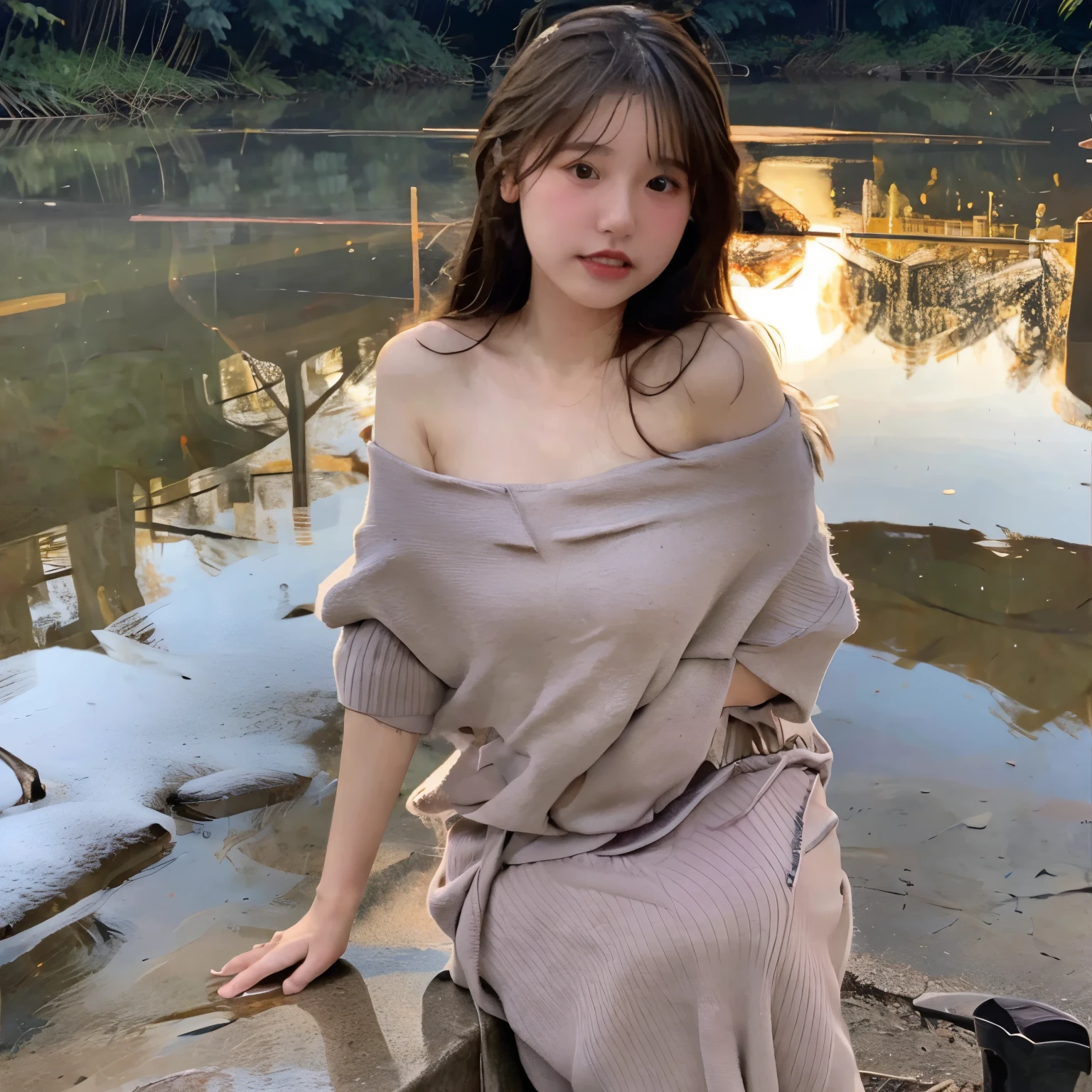 1 girl,nude