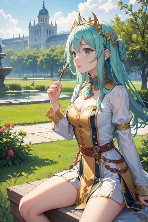 (best quality,4k,8k,highres,masterpiece:1.2),ultra-detailed,(realistic,photorealistic,photo-realistic:1.37),palace,pillars,grand palace in the background,neoclassical police station,white hall of justice,floating palace in the sky,huge palace,animated movie screenshot,anime movie screenshot,2012 animation screenshot,Holy Grail palace,Rune Factory 5 art style,Lulutia Studio