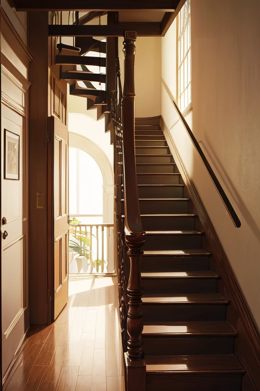 (best quality,4k,8k,highres,masterpiece:1.2),ultra-detailed,(realistic,photorealistic,photo-realistic:1.37),stairs,stairs,stairs to a room,stairs leading to the second floor,stairs leading to the upper level,stairs,descending stairs,random background scene,wooden stairs,stairs,Madhouse Studio anime style,anime movie background,anime background,grand staircase,Penrose stairs,anime background art,stairs