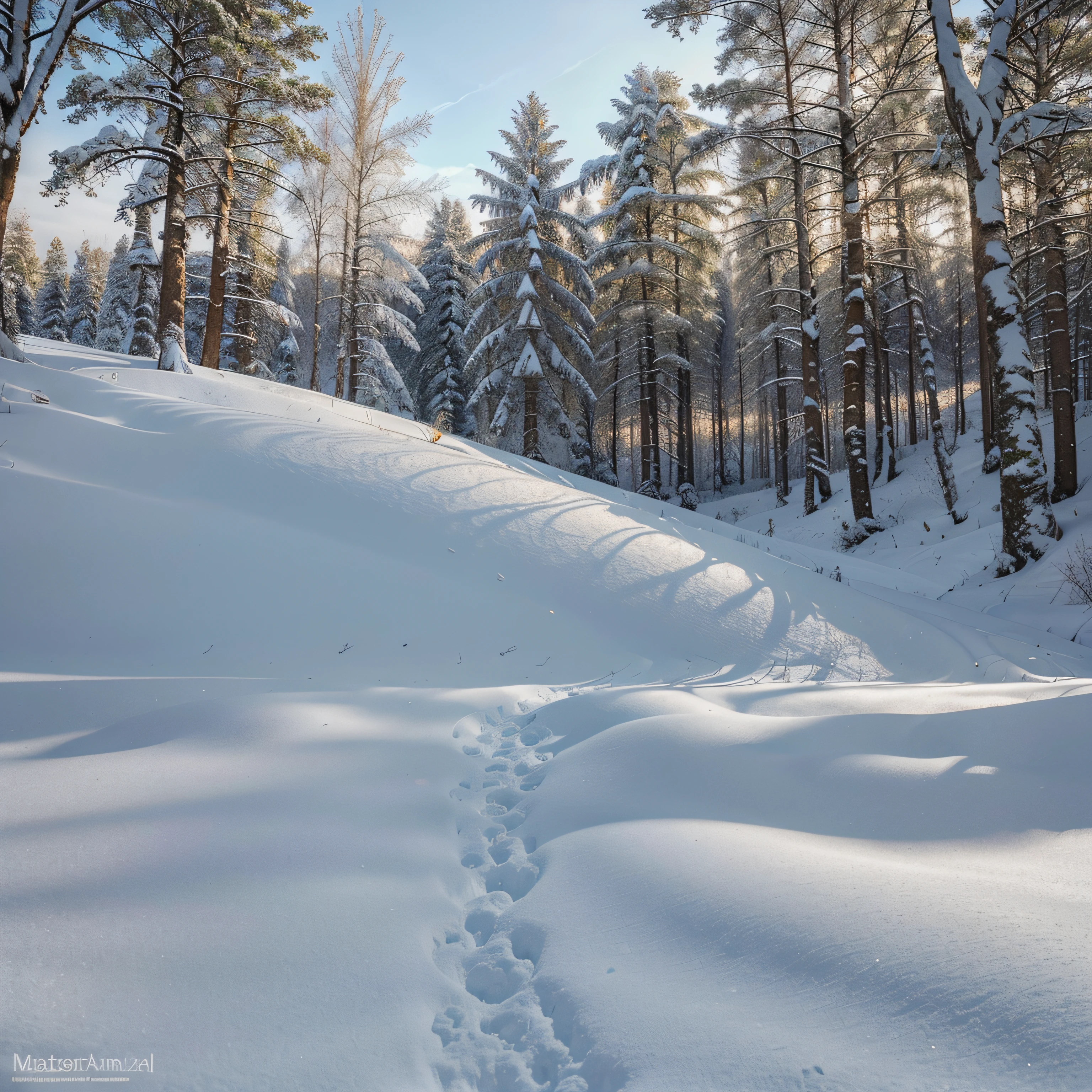 masterpiece, best quality, ultra-detailed, (natural light), (natural background:0.8| nature), czech republic, greenery, snow, winter, photo on instagram, snowfall, ultra sharp