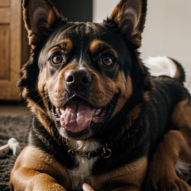 Dog attacking