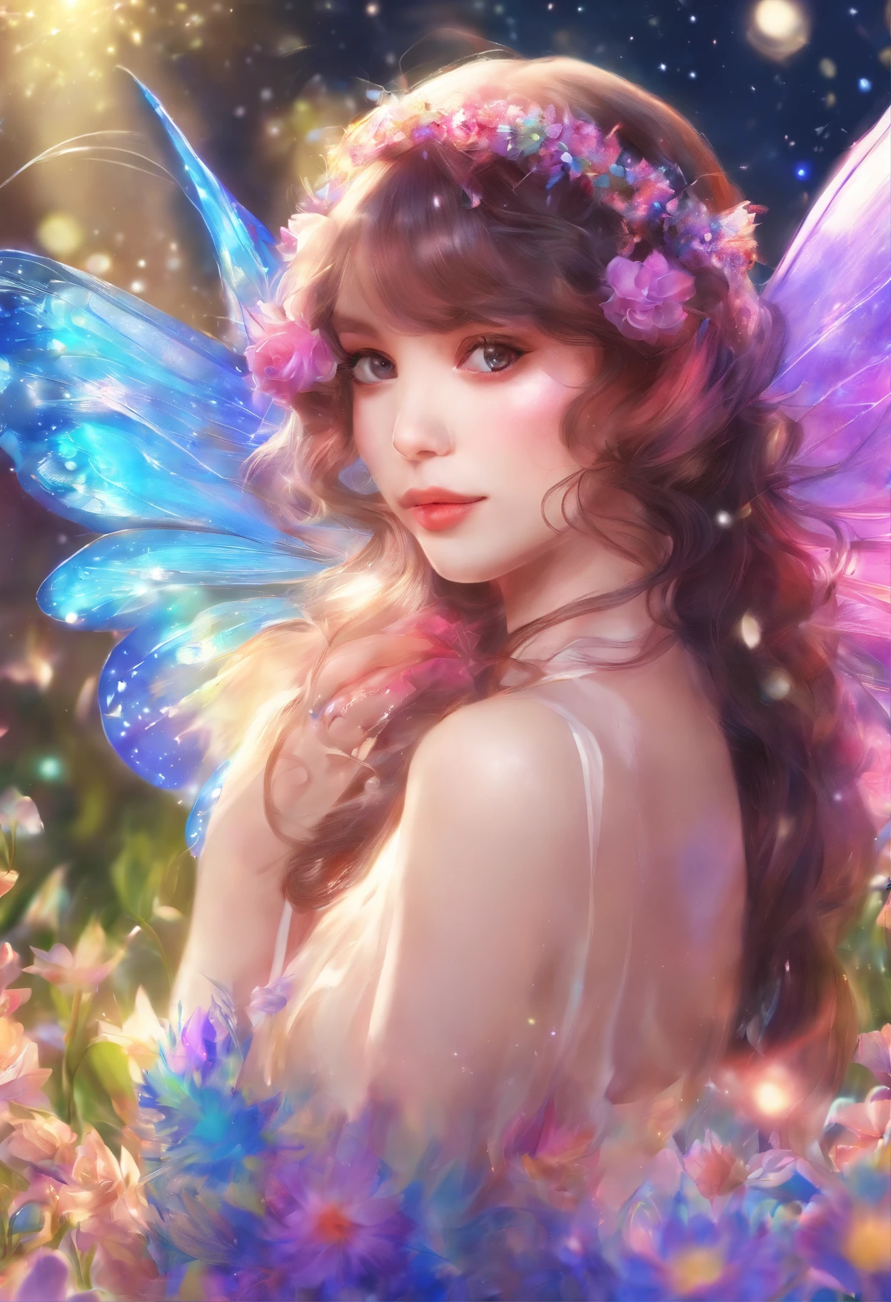 a fairy with butterfly wings --auto --s2