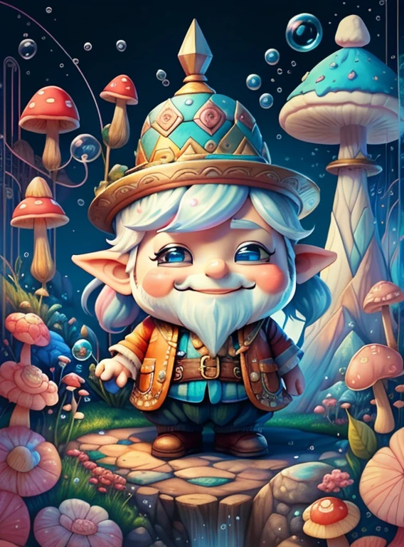 ((cute gnome smiling with a beautiful mushroom house with flowers and bubbles)) - Criador: Walt Disney2023) ), ,, ( Walt Disney acolchoamento ,multidimensional geometric wall PORTRAIT, arte, Chibi,
Yang08k, lindo, Colouring,Rose
Primary works, qualidade superior, melhor qualidade, Arte Oficial, Beautiful and Aesthetic,)) ), ,,  Walt Disney acolchoamento ,multidimensional geometric wall PORTRAIT, arte, Chibi,
Yang08k, lindo, (Colouring, rosa), amarelo ,azul ,vermelho e branco)
Primary works, qualidade superior, melhor qualidade, Arte Oficial, Beautiful and Aesthetic,