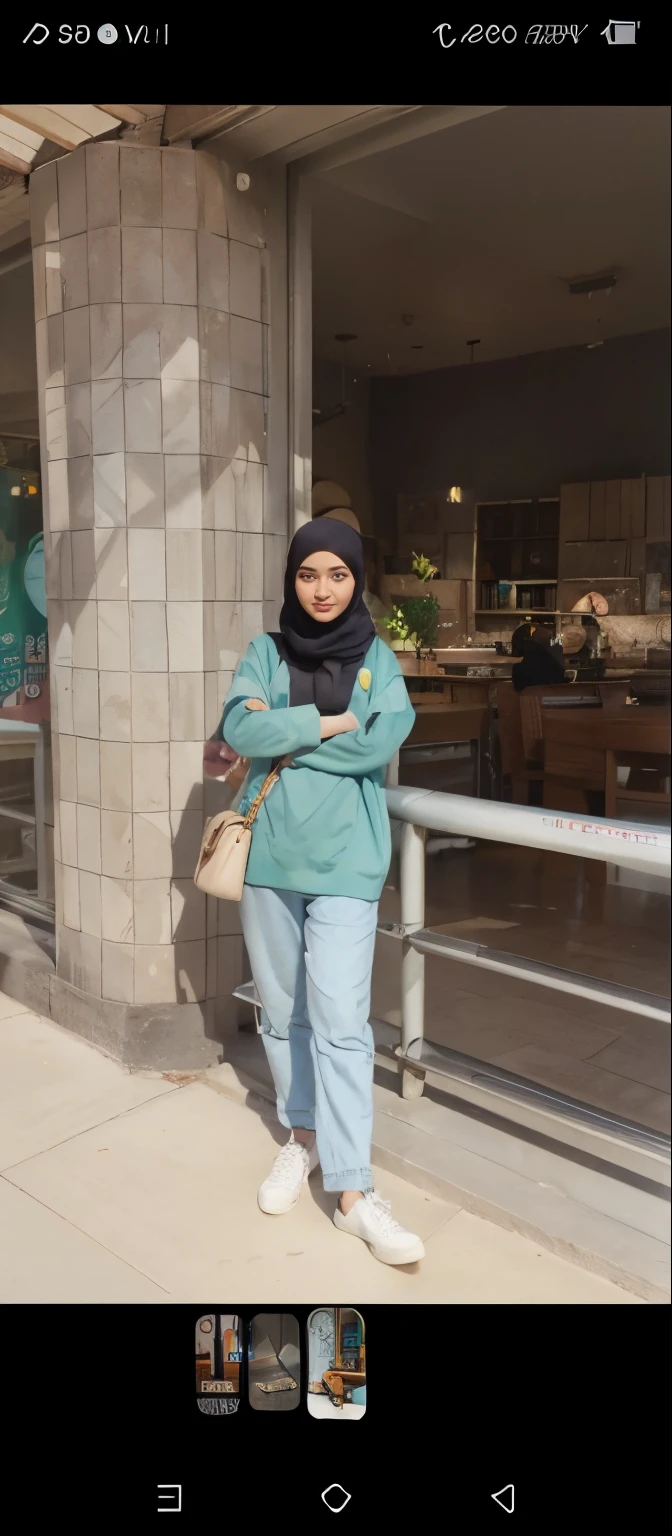 Disney Pixar Character, beautiful woman in hijab