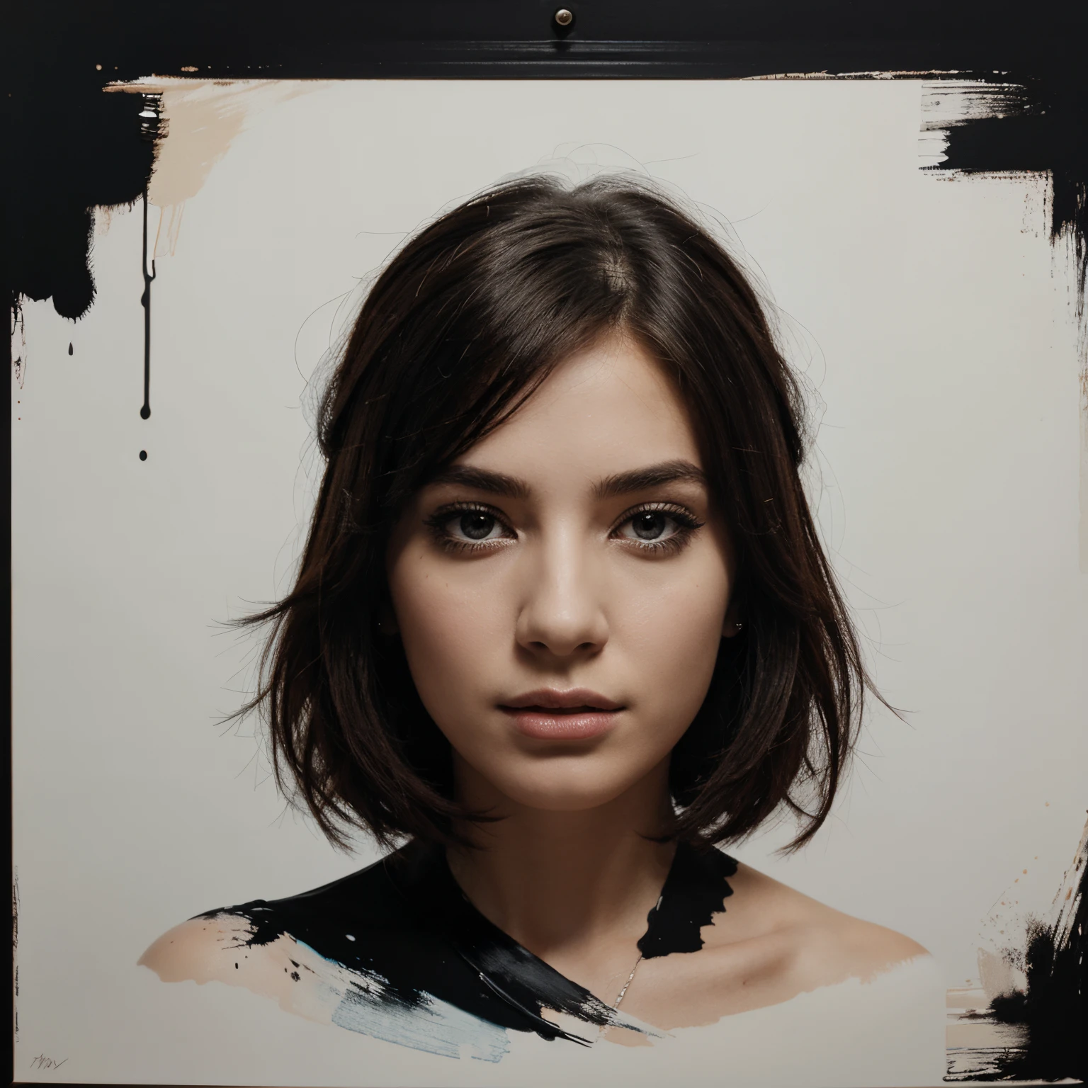 Abstact painting of female