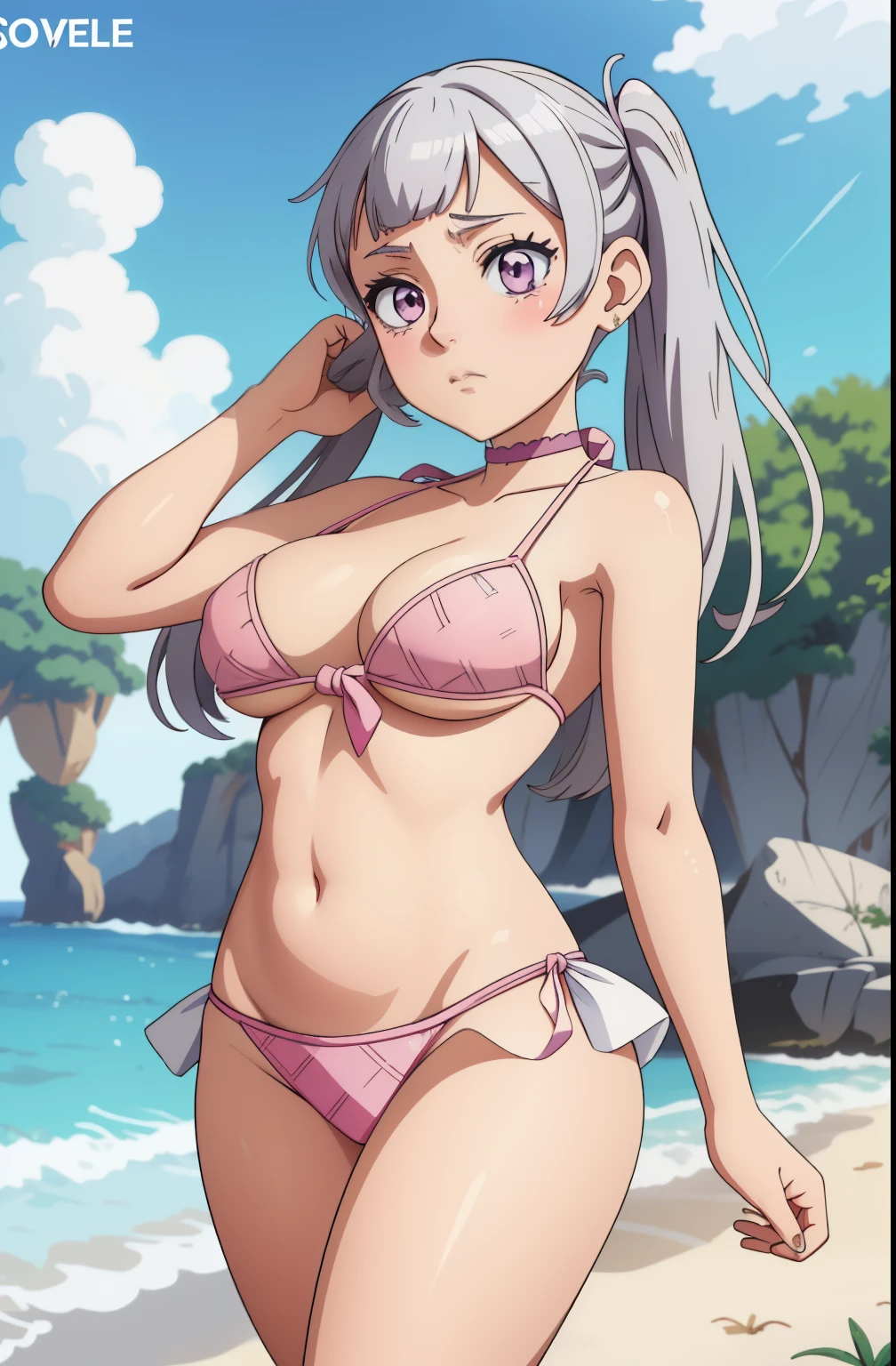 Bikini, cheveux blanc, anime girl avec de gros seins et gros mamelon qui pointe, séduisante fille d’anime, Ilya Kuvshinov. 4 km, [ Art numérique 4 km ]!!, Style Anime 3D réaliste, Jolie fille d’anime, Artgerme extrêmement détaillé, Oppai, Style anime 4 K, Rendu photo réaliste Anime girl, Anime hyper réaliste, style anime. 8k, Femme sexy, elle rougit, elle veut plaire aux hommes
