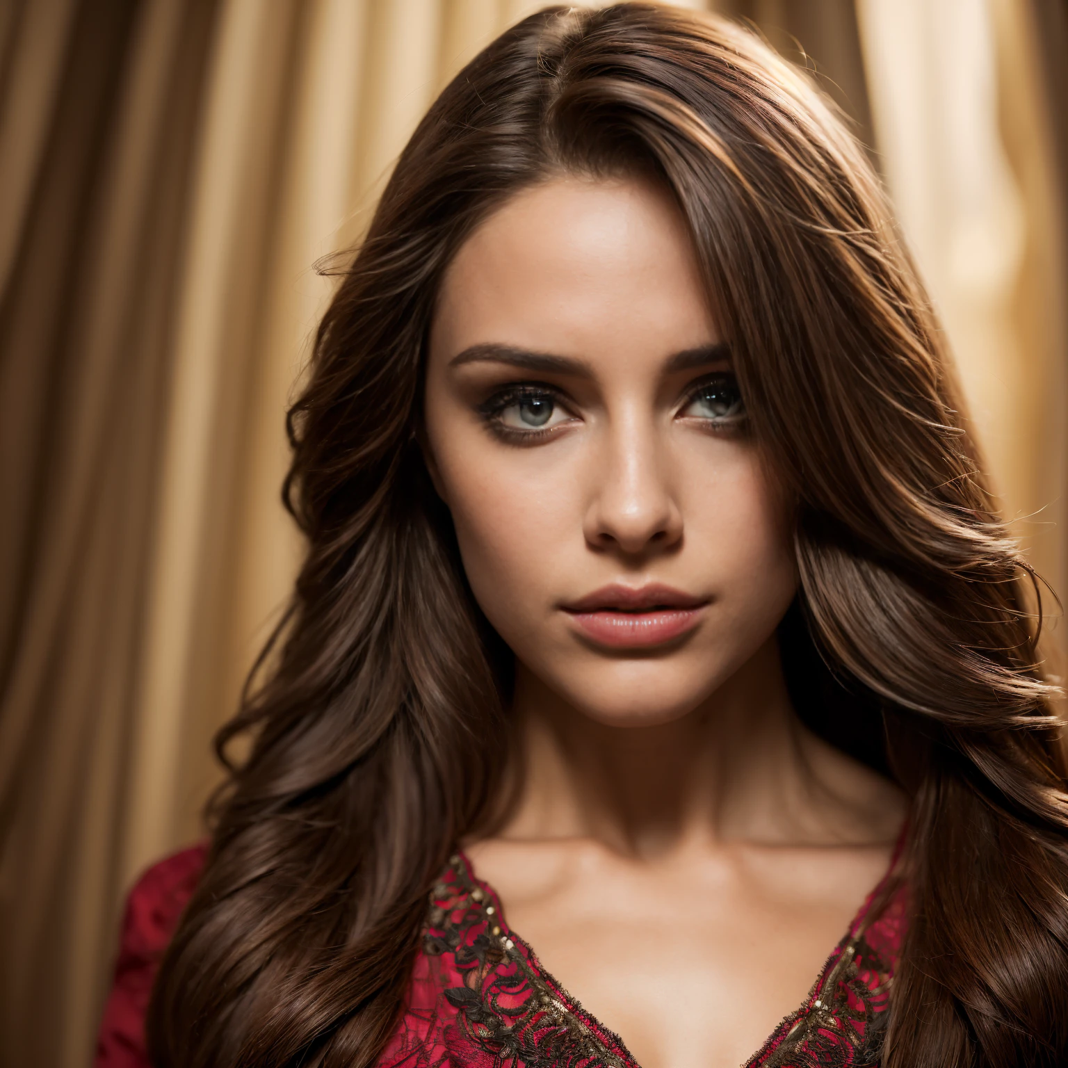 femme souriante, (((Cheveux courtusiness suits,((Jupe longue)),(tmasterpiece, premier quality, Droit proche et lointain), Belle expression, et 8K, Photo brute, photoreallistic, Grains de film, Chromatic aeration, high resolucion, Ultra-detailed, finely detail, dinamic lighting, dramatic lighting、Sombre、extremely detailed eyes and face、Round pupilureau moderne et luxueux)))、longues jambes