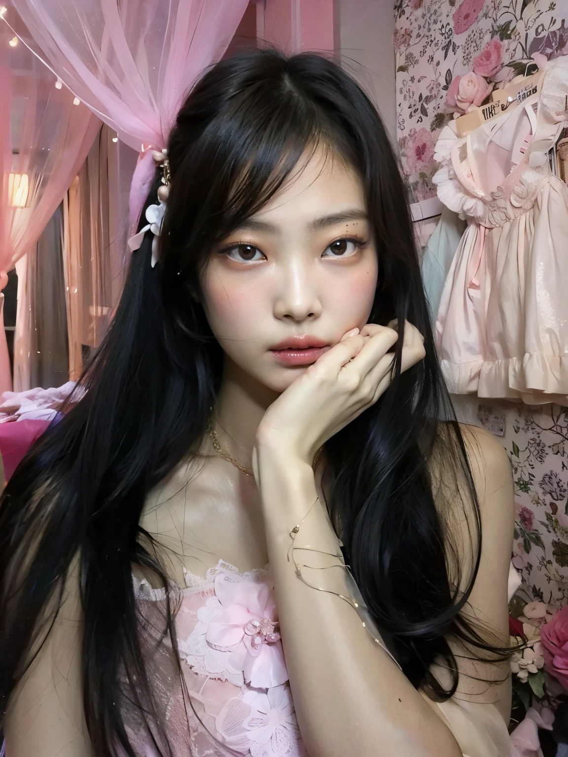 JENNIE from blackpink face, fotorrealista, ULTRA HD, 8k