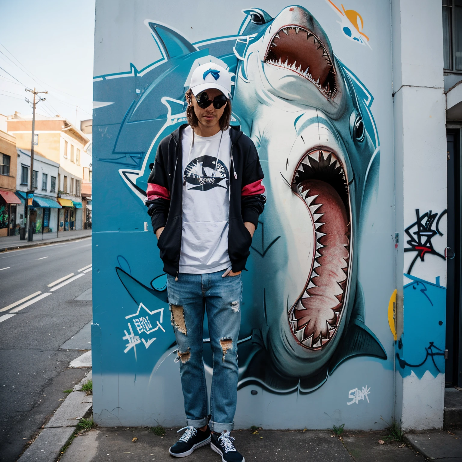 Graffiti shark