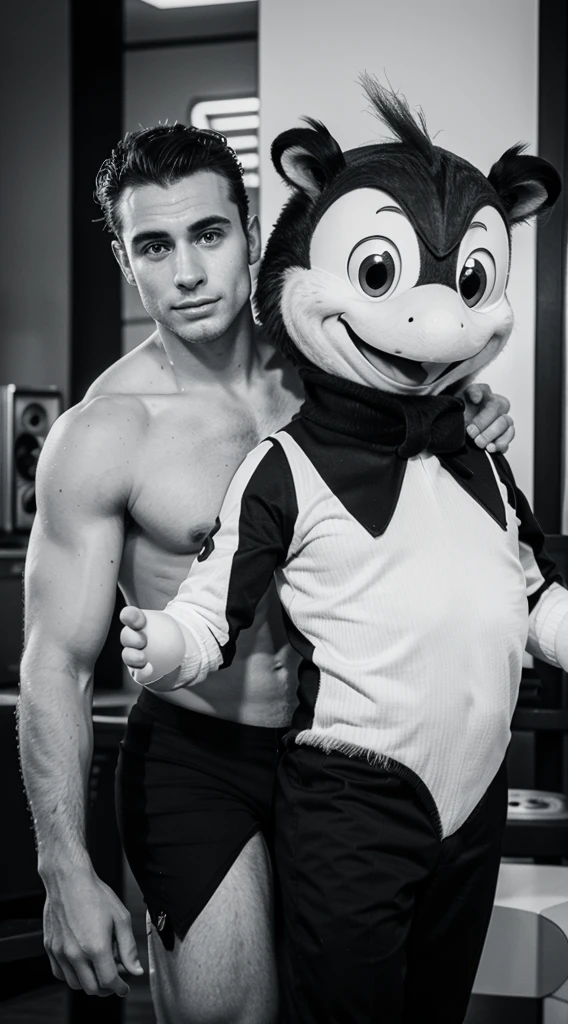 Wally Walrus, The New Woody Woodpecker Show, Gigachad, Black and White