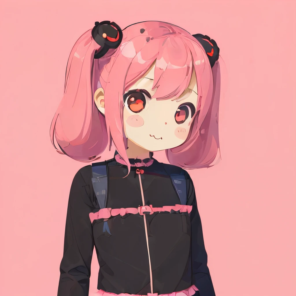 (A cute 1girl:1.4), (rough lines:1.3), (vector:1.3), , (flat illustration:1.2), kawaii, anime