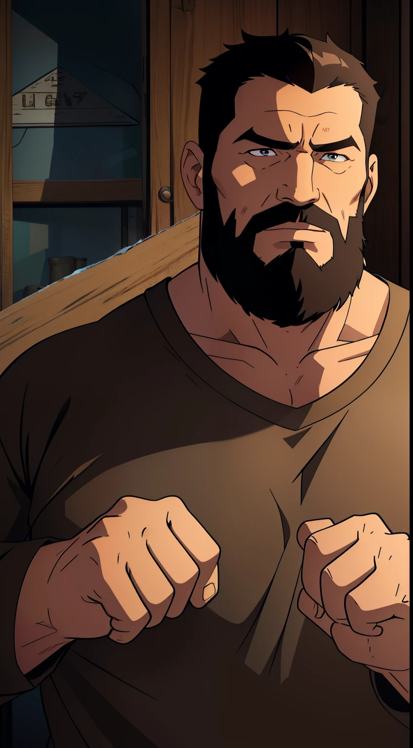Arthur, a middle-aged man at 40, with a rugged beard on his face, navigating through the challenges of being the sole survivor after losing his entire family in a tragic car accident. Explore his emotions, coping mechanisms, and the memories of his family. Additionally, highlight the recent loss of his family dog, adding to the depth of his solitude