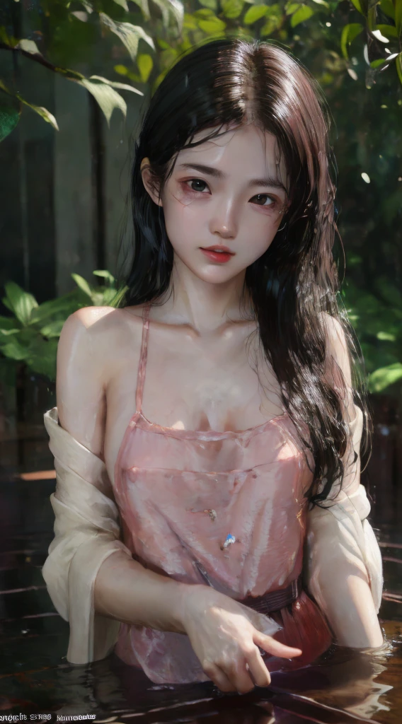(masterpiece:1.3),best quality,high resolution,unity 8k wallpaper,(illustration:1),perfect lighting,photo_\(medium\),photorealistic,realistic,
finely detail,extremely detailed,
1girl,upper body, realistic, long hair,outdoors,wet body,wet hair, sweat