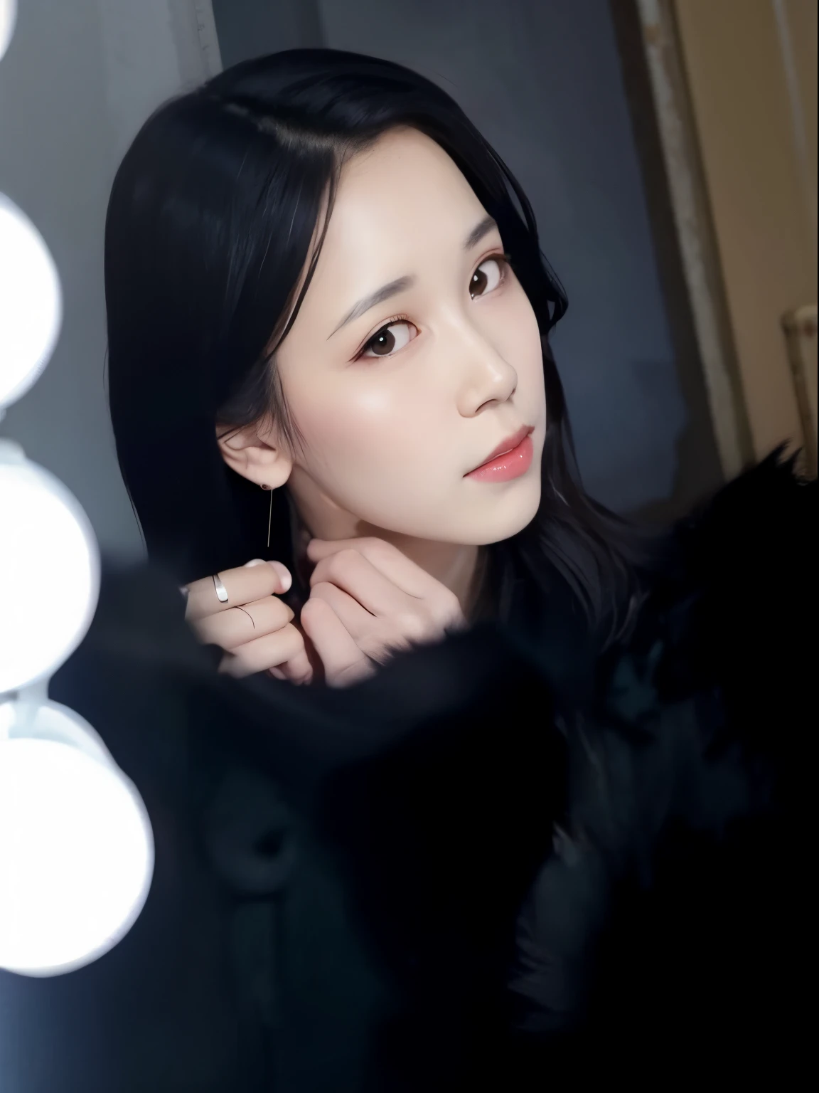 mulher araffe com cabelo preto se olhando no espelho, Jisoo do Blackpink, jisoo do blackpink, Retrato Jisoo Blackpink, Li Zixin, Sha Xi, yun ling, Xianxia, Lee Ji-eun, Lee Ji - Eun, Heonhwa Choe, Jiyun Chae, dilraba dilmurat, Xintong Chen