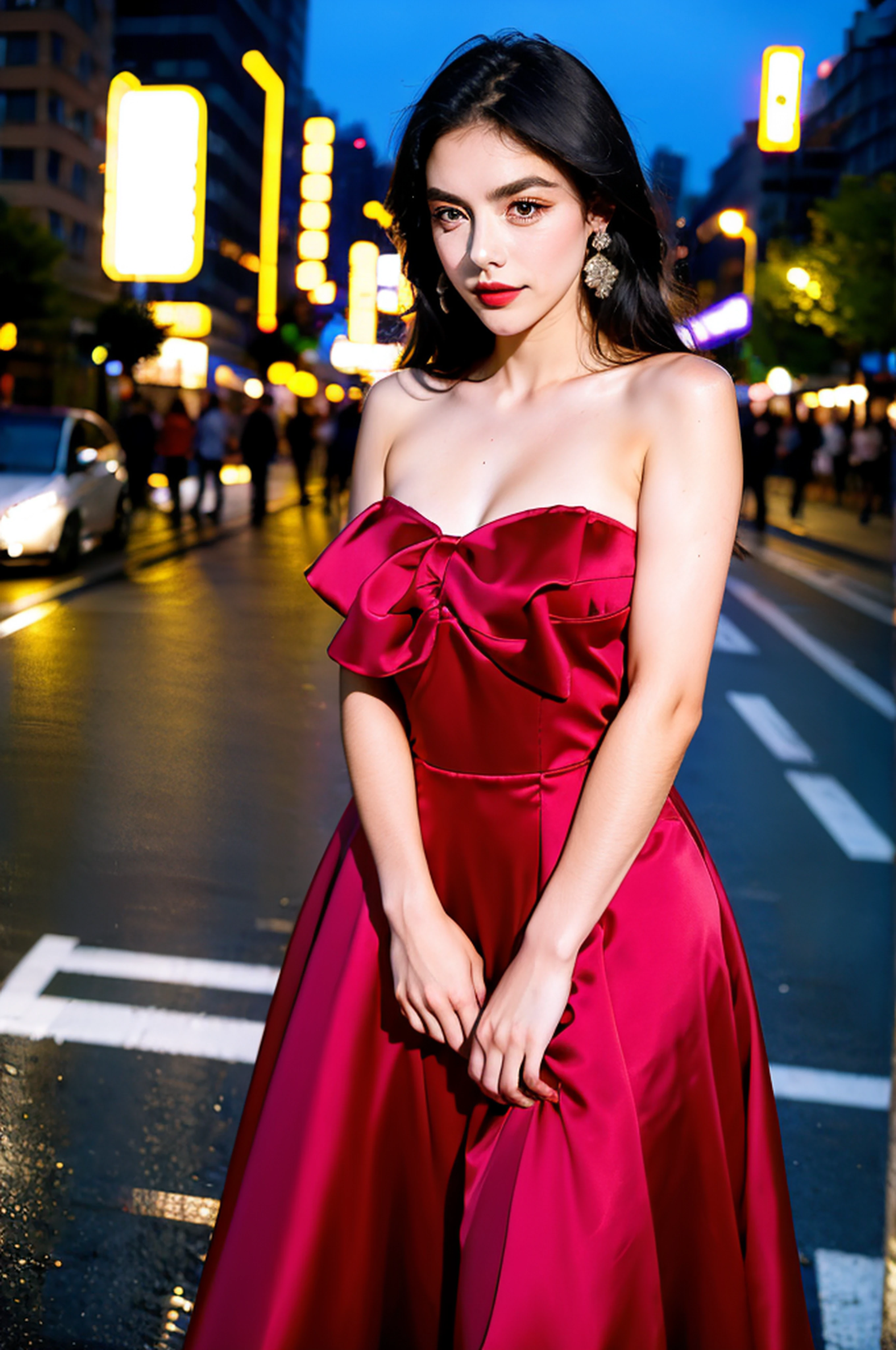 evening dress,gentlewoman, girl