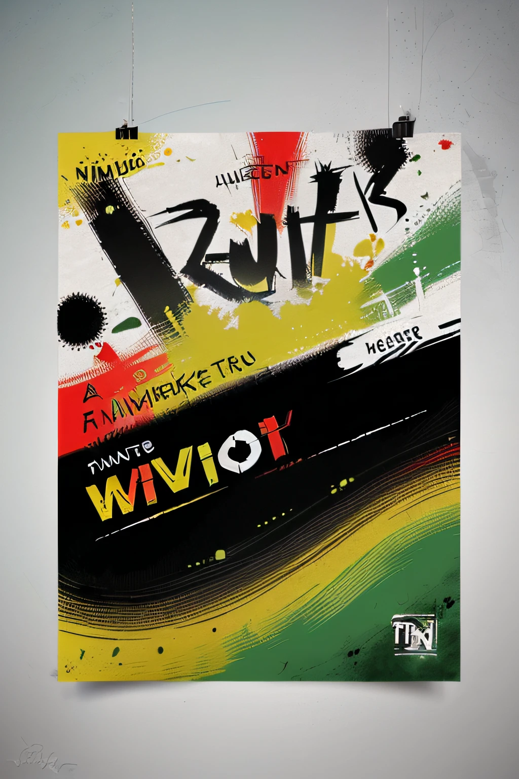 ((fundo abstrato para flyer)), (background branco), cores vibrantes, realista, detalhes nas cores do reggae, vermelho, amarelo, verde, preto