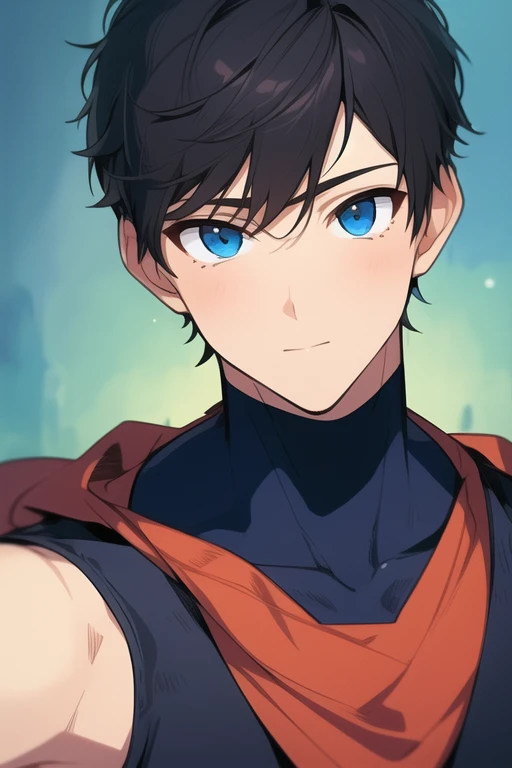 A boy, Comics, Mechan, Upper Body, ((best quality)), ((masterpiece)), (detailed), perfect face