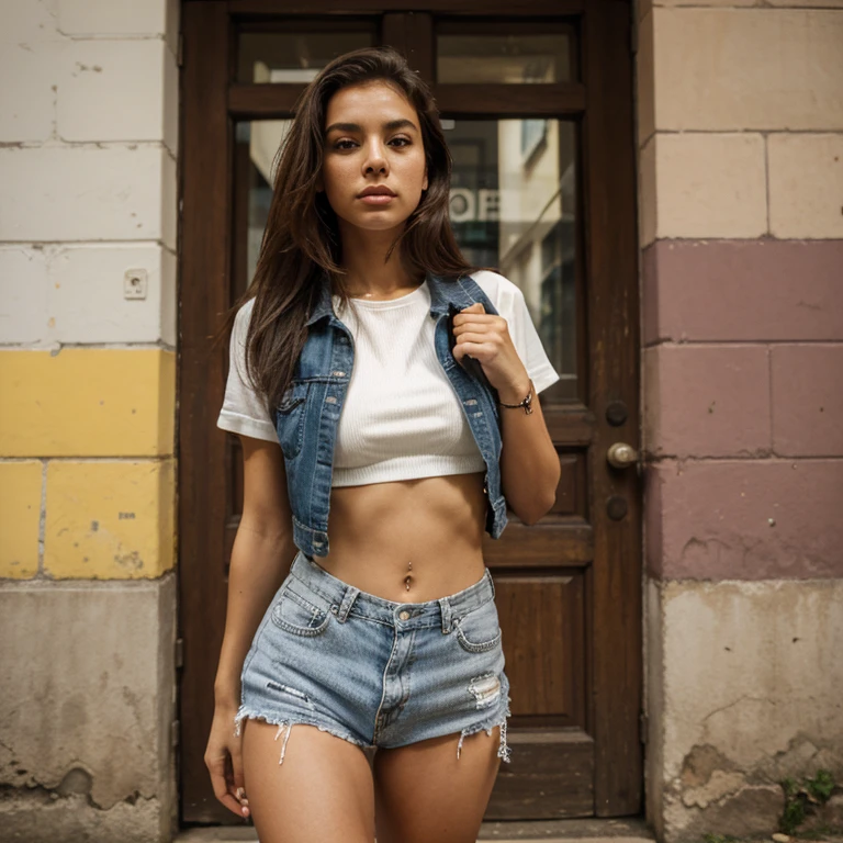 Modelo brasileira, friendly about 20 years ago, academia, street, street outfit, crowd, urban outfit, urban lifestyle, city, town, middle of the town