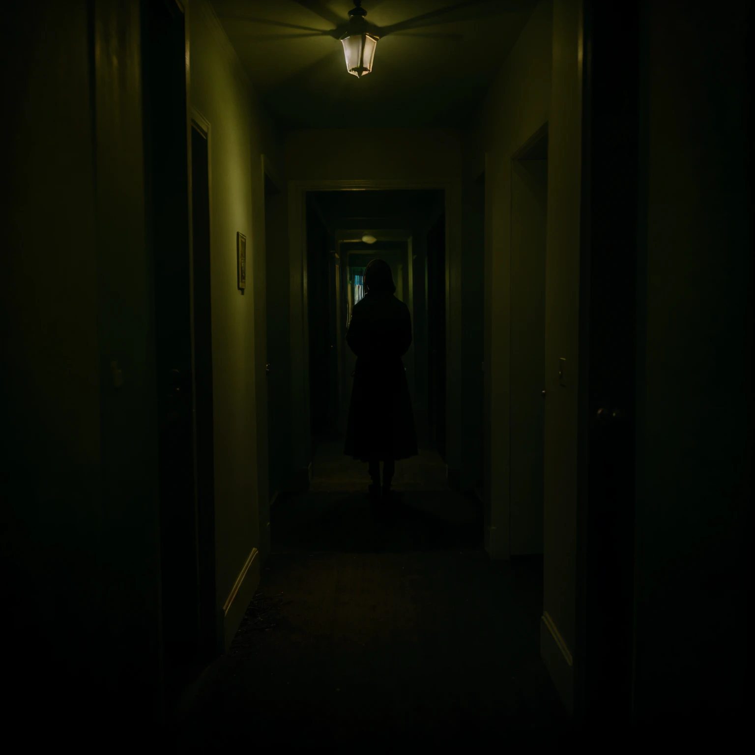 Liminal space, eerie, forest, creepy, nostalgia, weird, night time, derealization, blurry, blurred, liminal place, backrooms, alone,