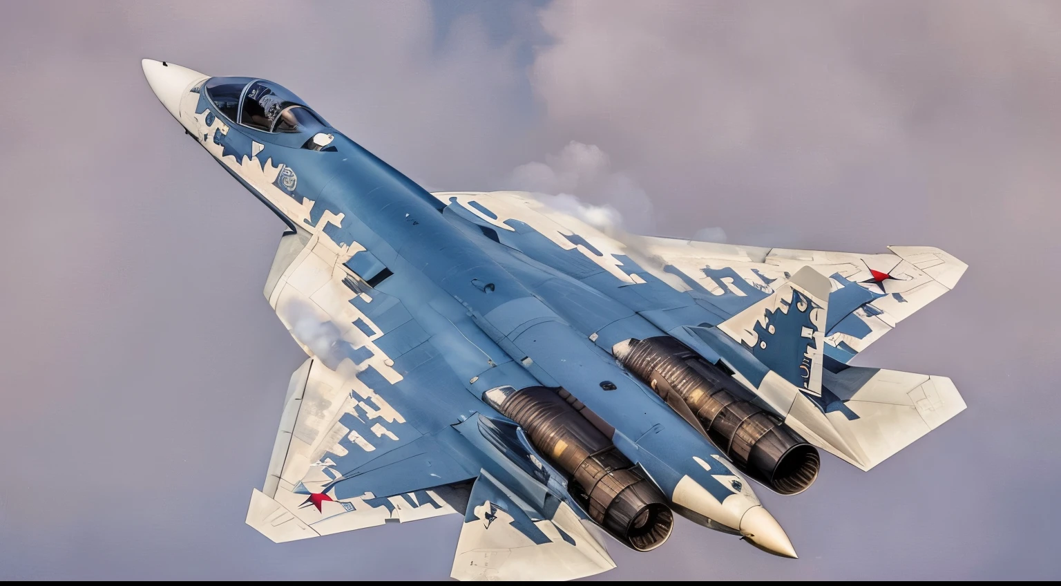 arafed fighter jet flying in the sky with smoke coming out of it, fighter jet, jet fighter, 5th gen fighter, valkyrie fighter jet, jet fighter background, hight focus f - 2 2, fighter jets, fighter jet in flight, jet fighters, f 2 2, f22, fighter drones, v wing, jet wings on the back