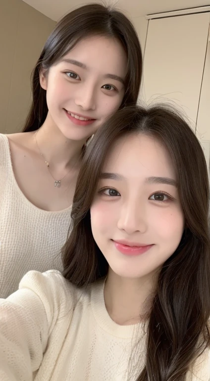 ((top-quality、8K、masterpiece:1.3))、3 girls、selfee、Long、onepiece、A slight smil