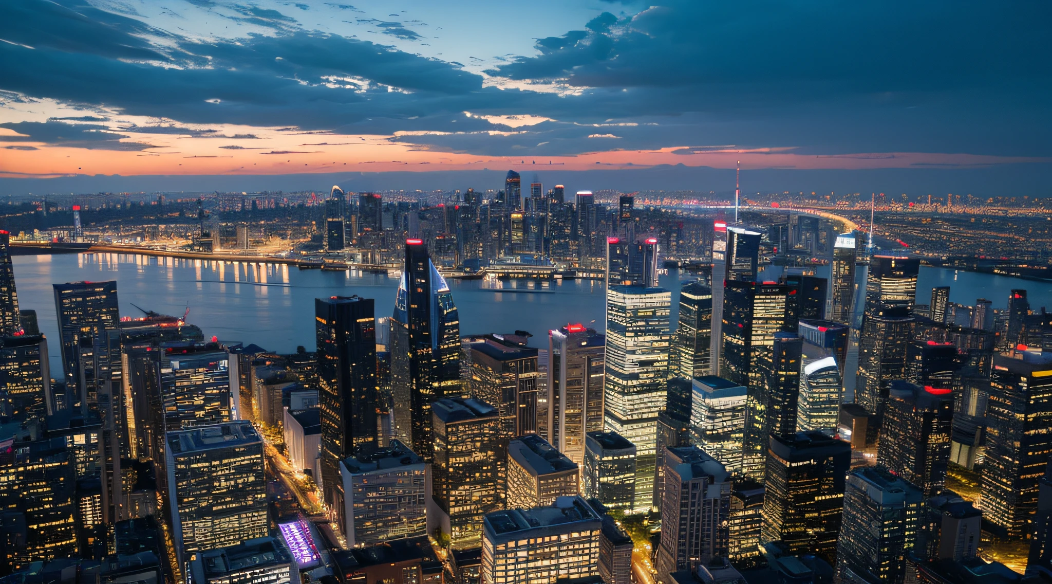 城市 ，buliding，Horizontal composition，skylines，城市