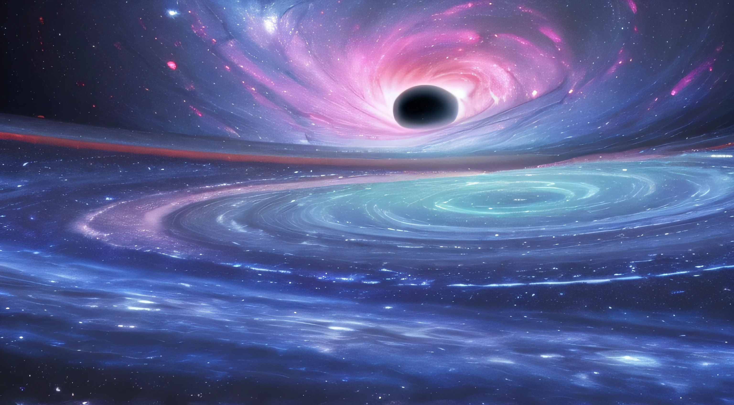 Close-up of the black hole at the center of a galaxy, Out of the black hole, Black holes in space,  Being sucked into a black hole, Enter a black hole, black hole time portal, Black hole  horizon, Black holes and accretion disks, Inside a black hole, Interstellar black hole, black hole