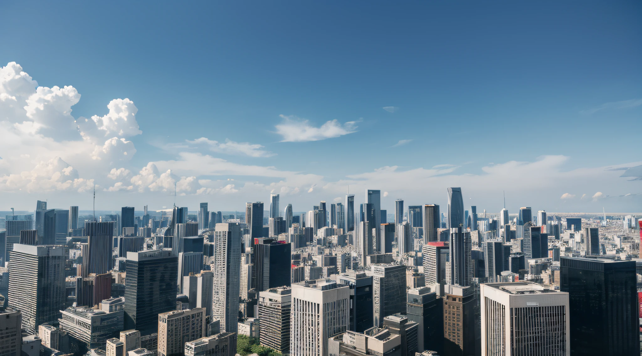 城市 ,buliding,Horizontal composition,skylines,城市,During the day,Busy,フォトリアリスティック,suppress,noir and whiarge scene