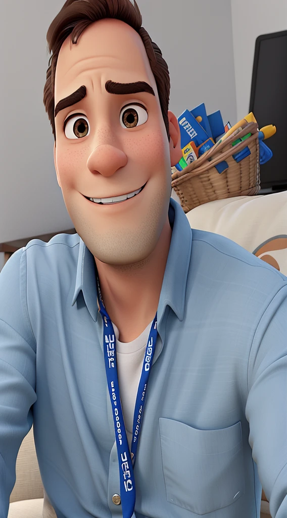 Homem jovem no estilo pixar, alta qualidade, melhor qualidade