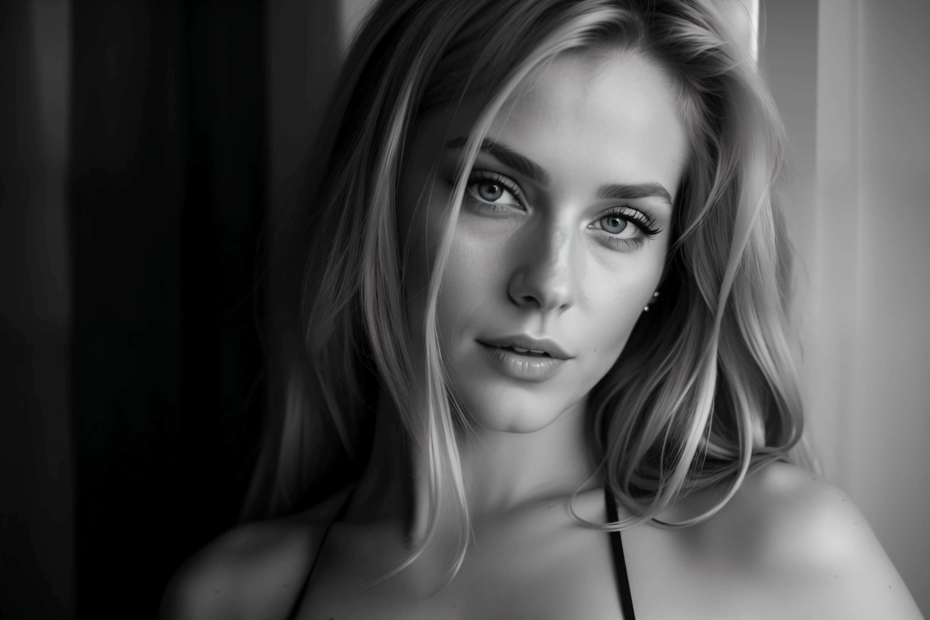 blond woman with blue eyes and long hair in white bra, beautiful blonde woman, blonde and attractive features, photo of a beautiful woman, blonde woman, blonde beautiful young woman, beautiful blonde girl, a gorgeous blonde, with long blonde hair, blonde swedish woman, beautiful female model, young blonde woman, close up of a blonde woman, 7 0 mm portrait