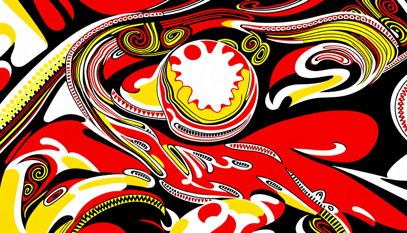 A beautiful pattern composed of three distinct elementaseball,paisley,Auspicious cloudaseball,paisley,Auspicious clouds,Layered, ,ornate motifs, paisley, arte em papel cortado, arte em papel cortado, White ornate fabric, cotton fabric, Intricate patterns, Elastic pattern, ornate motifs, American propaganda poster, ukiyoe painting, scanlines, gothic art, manifestation, super detailing, hyper HD