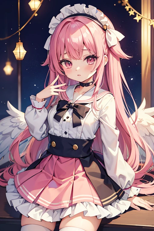 Japanese girl with very long pink hair,Dressed like a sailor&#39;uniform s, Arafe poses for a photo.., belle delphine, chiho, The style of the magical little girl, Rei Hiroe, Beautiful Angels,  Photograph, Portrait of a magical Lolita girl, an anime girl , magic uniform, sakimi chan, shikamimi, narumi kakinouchi, shiori teshirogi, Lolita Style