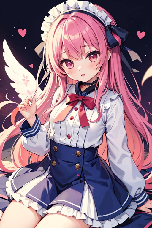 Japanese girl with long hair parted in the middle,Dressed like a sailor'uniform, Arafe poses for a photo...., belle delphine, chiho, The style of the magical little girl, Rei Hiroe, Beautiful Angels, Photograph, Portrait of a magical Lolita girl, an anime girl , magic uniform, sakimi chan, shikamimi, narumi kakinouchi, shiori teshirogi, Lolita Style
