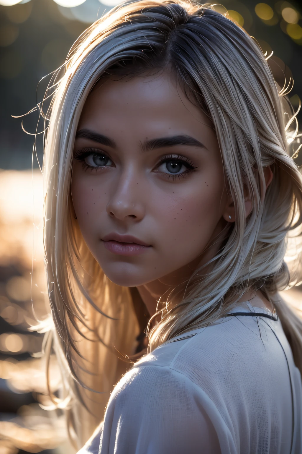 Foto de uma jovem europeia de 20 anos, .RAW, Beautiful woman, (cabelos loiros ondulados extra longos), ((retrato)), ((Rosto detalhado:1.2)), ((rosto detalhado pele detalhadamente detalhada), pale skin, , wrapped in a sheet, ambiente do quarto, sentado na cama, (cor fria), humid, humid, Reflective piece) (perfectly proportionotos realistaest quality) (circunstanciado) fotografado em uma Canon EOS R5, Lente 50mm, F/2.8, NFFSW, (8k) (papel de parede) (Cinematic lighting) (dramatic lighting) (foco nítido) (Complicado) moda, De cima