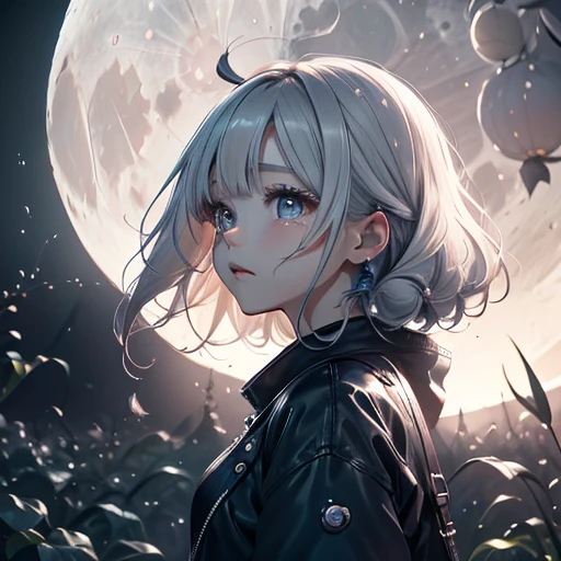 The moon is beautiful, isn't it?、Can I cry a little???