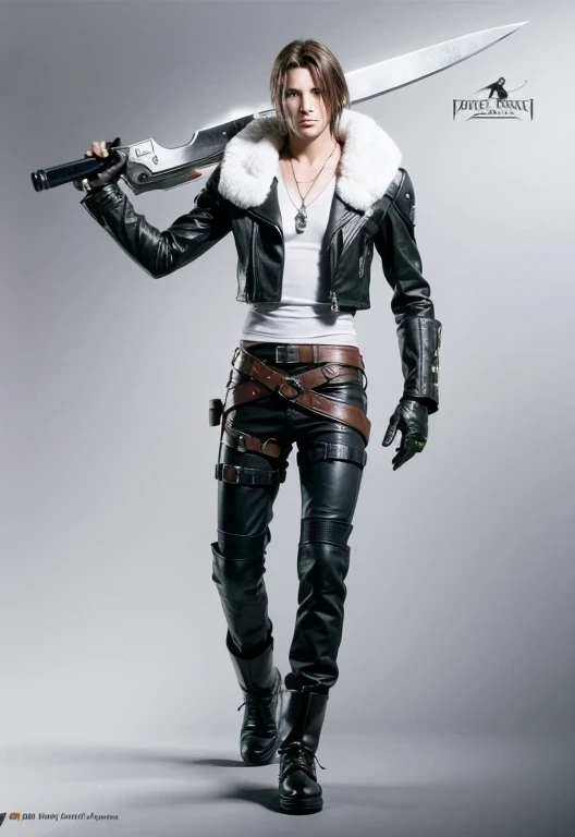 Squall leonhart, male character from final fantasy 8